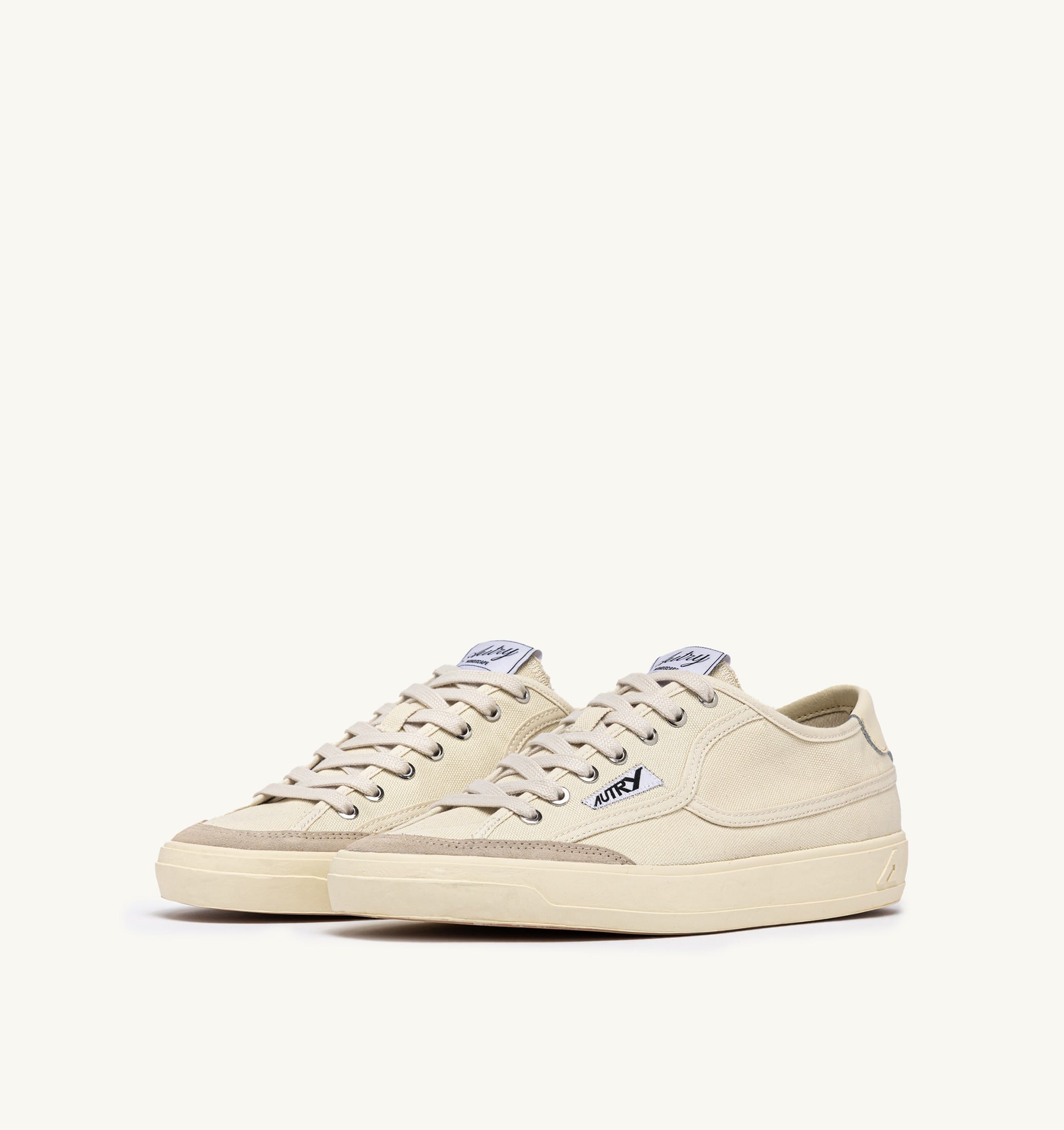 SNEAKERS WINDSCAPE LOW IN CANVAS CREAM