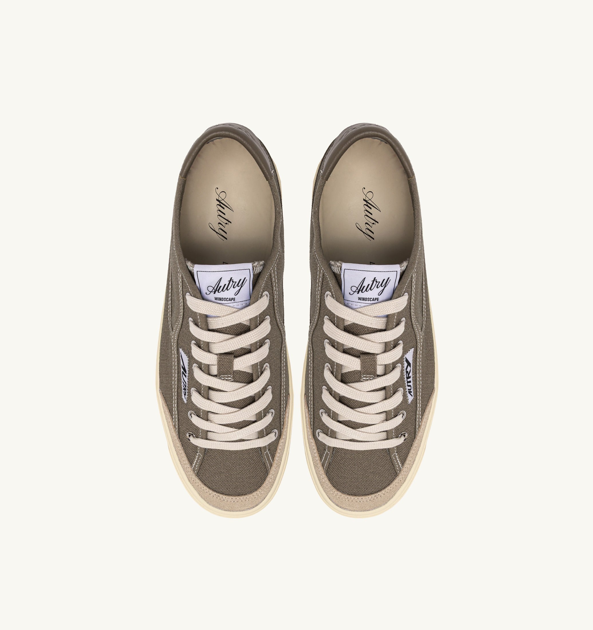 SNEAKERS WINDSCAPE LOW IN CANVAS MILITARY