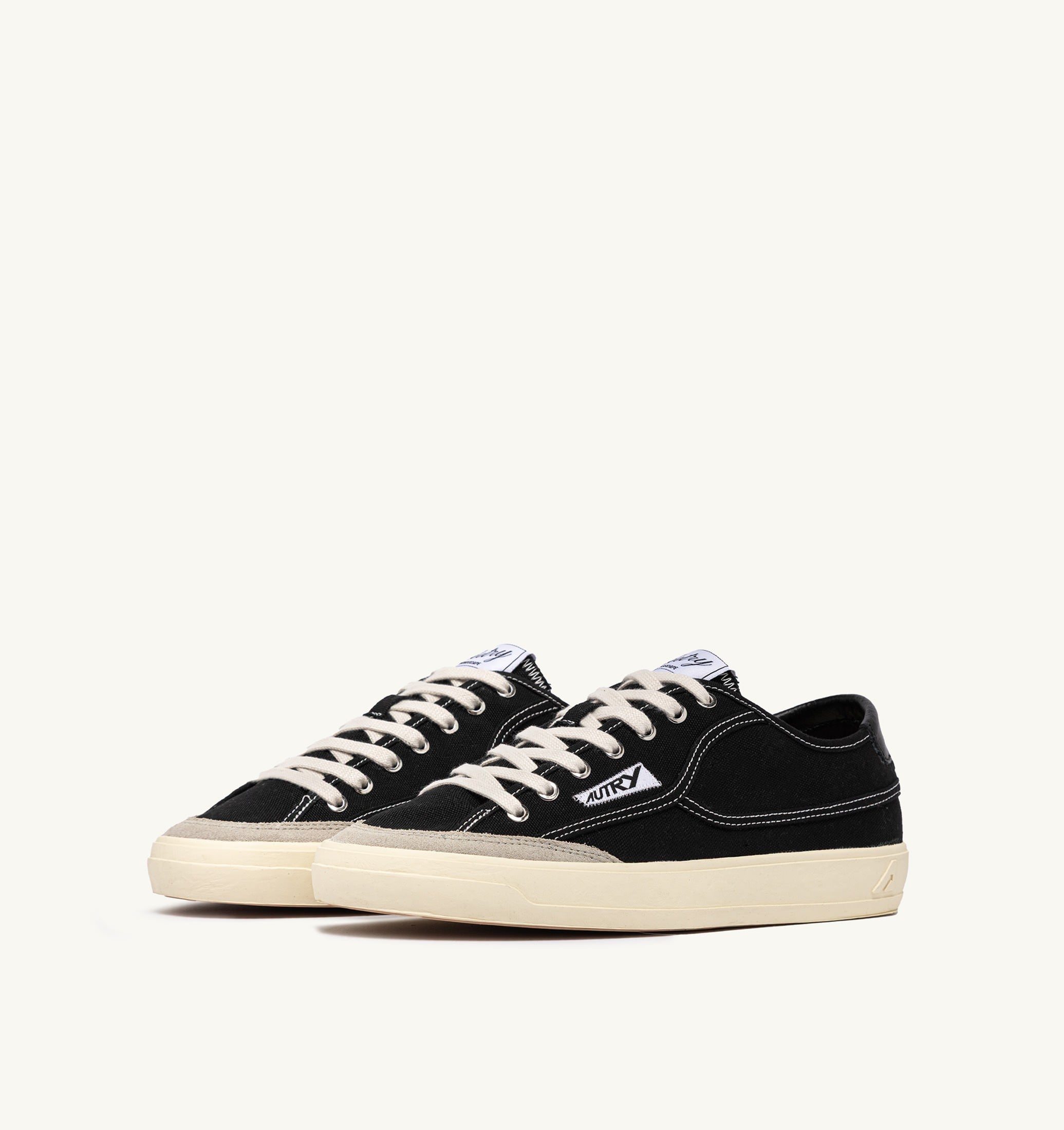 SNEAKERS WINDSCAPE LOW IN CANVAS NERO