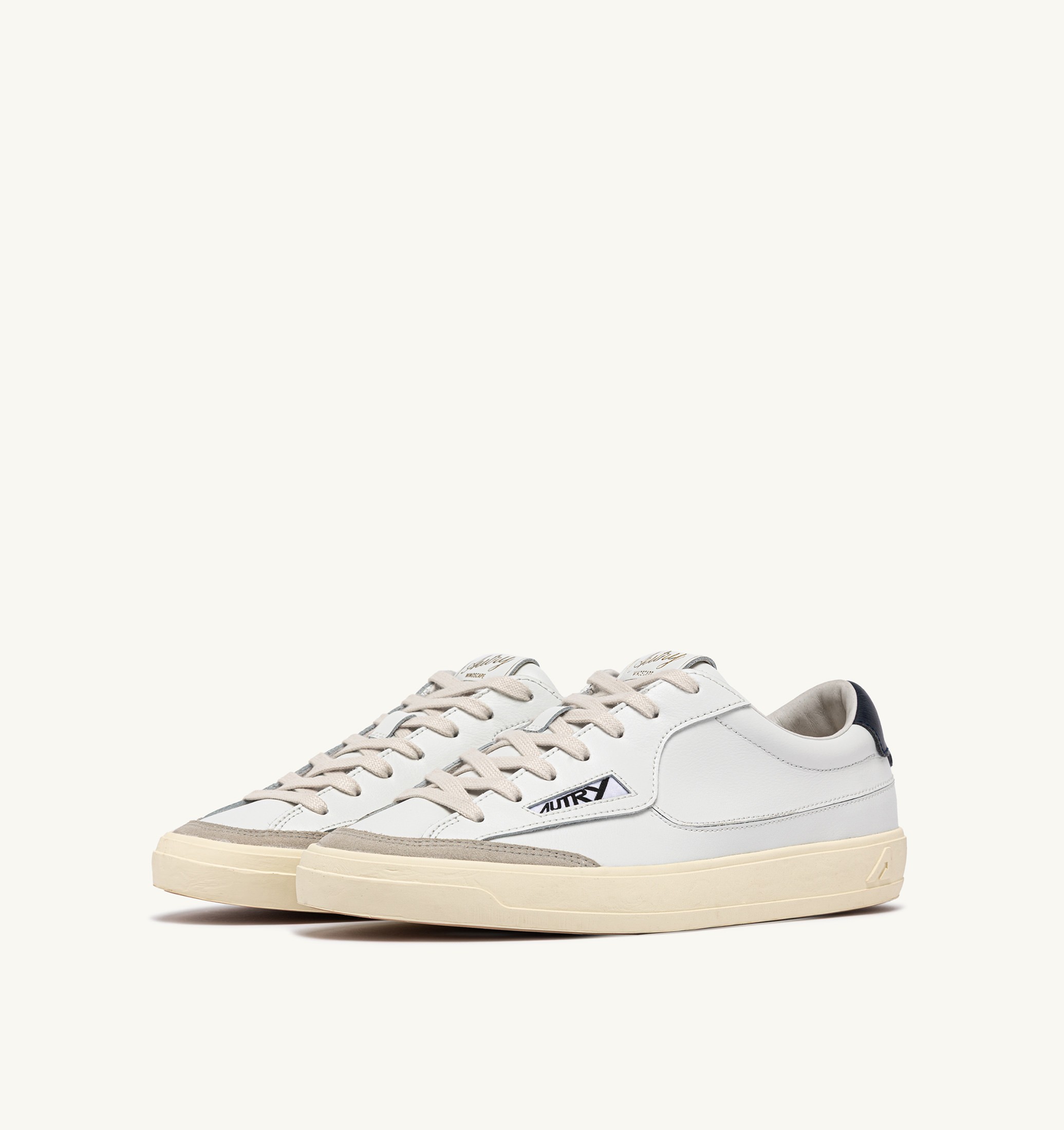 SNEAKERS WINDSCAPE LOW IN PELLE BIANCA E SPACE
