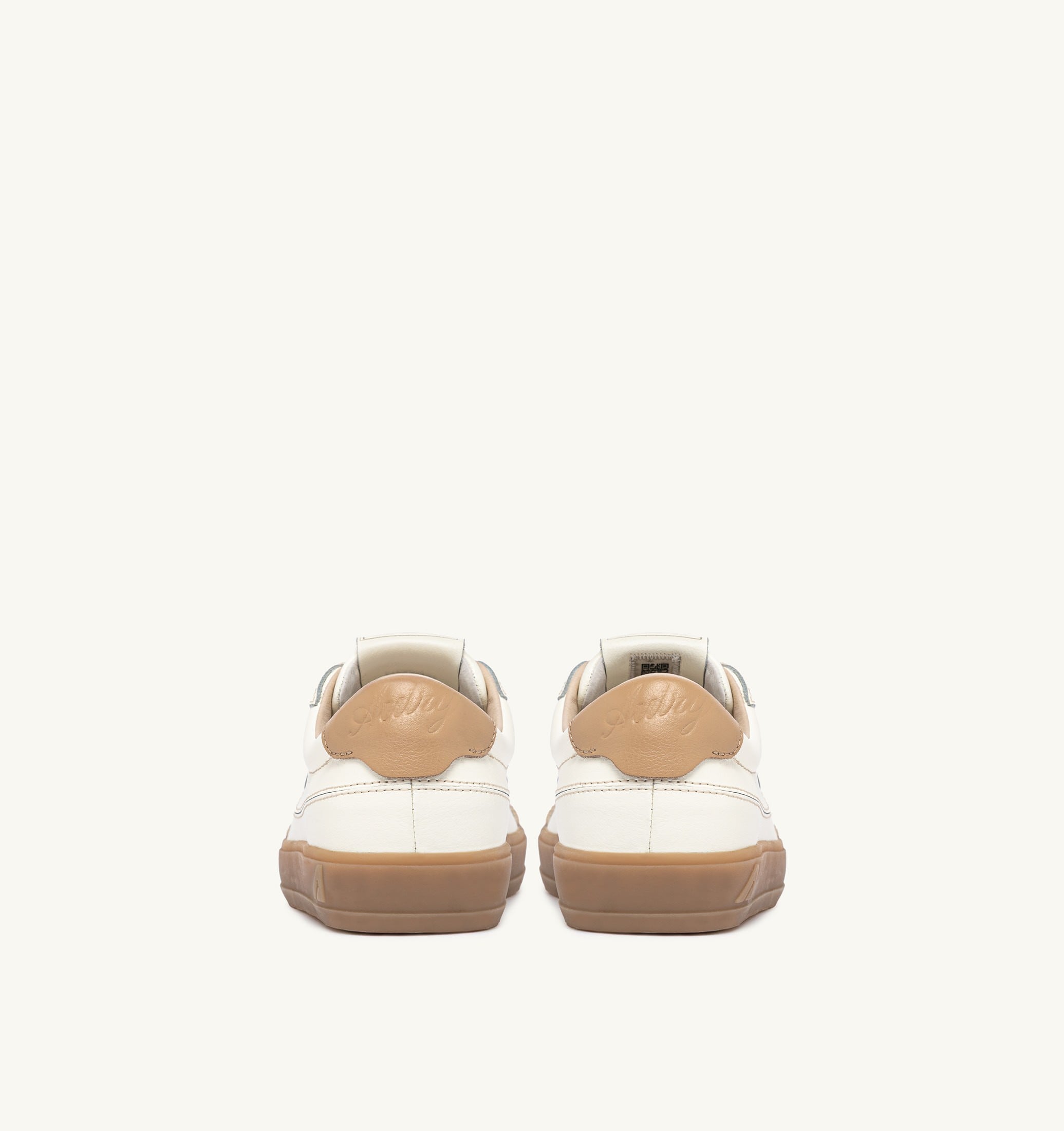 SNEAKERS WINDSCAPE LOW IN PELLE MARSHMALLOW E TAN