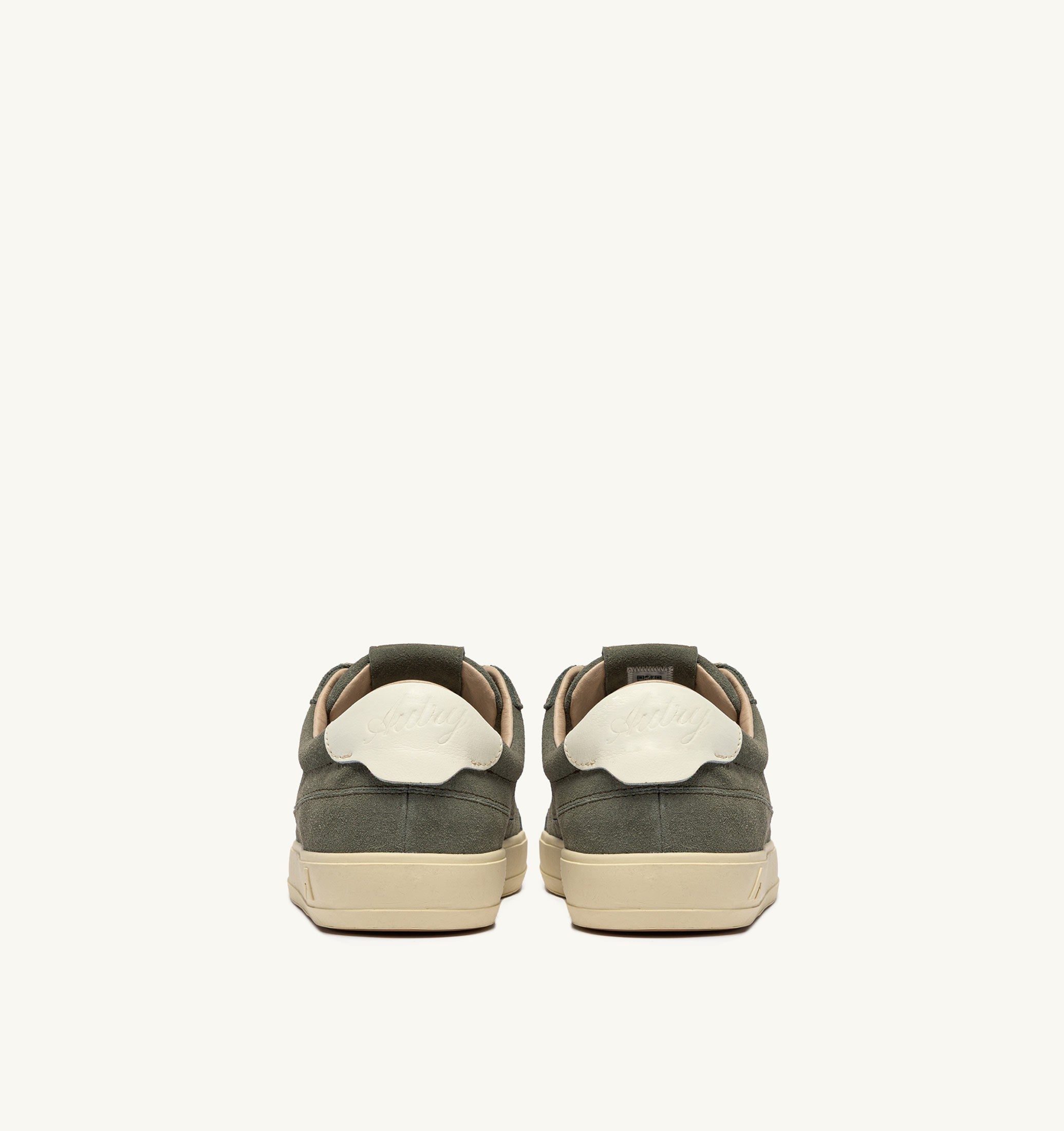 SNEAKERS WINDSCAPE LOW IN SUEDE SMOKED GREEN E MARSHMALLOW