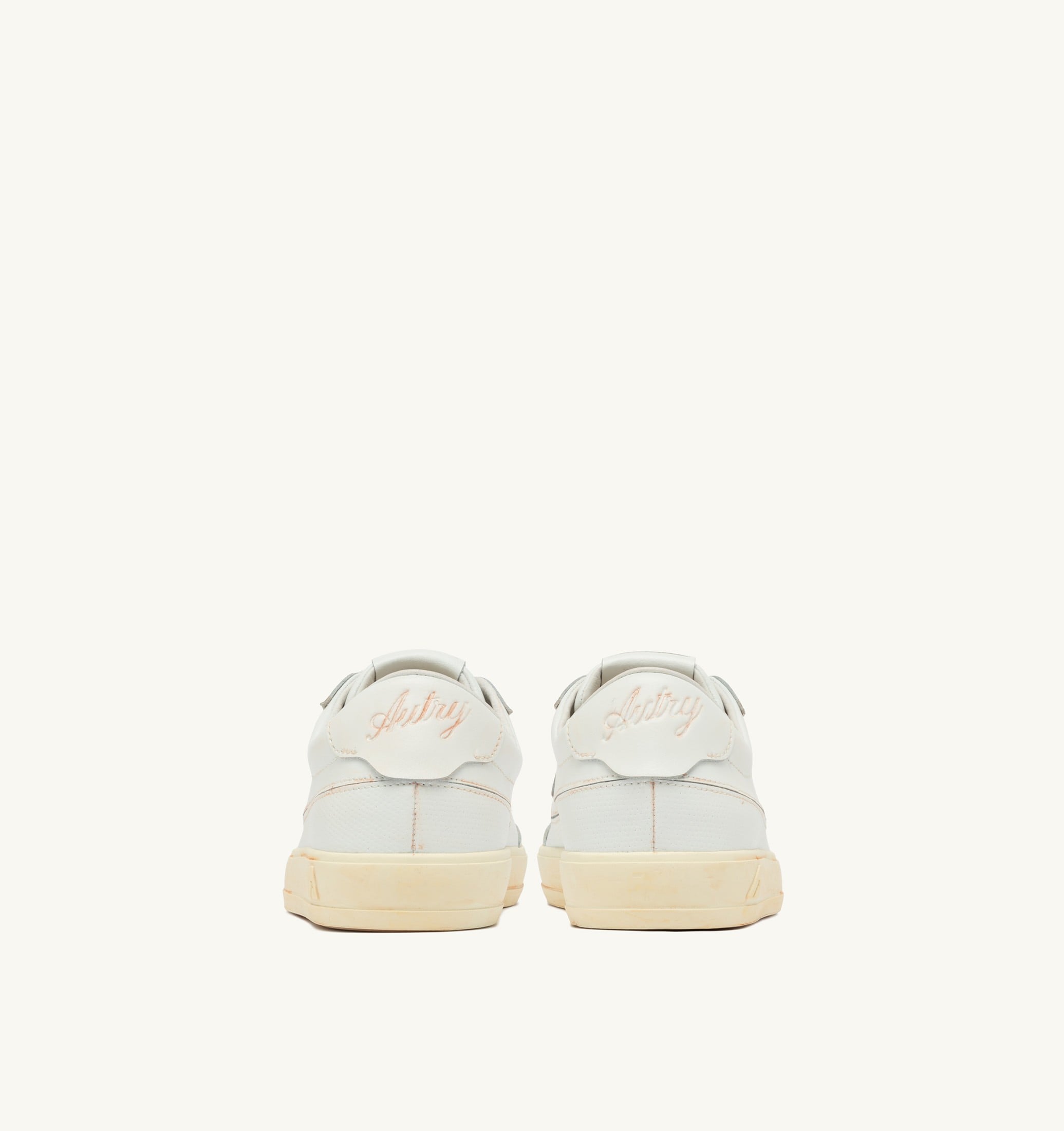 SNEAKERS WINDSCAPE LOW SUPER VINTAGE IN PELLE BIANCA