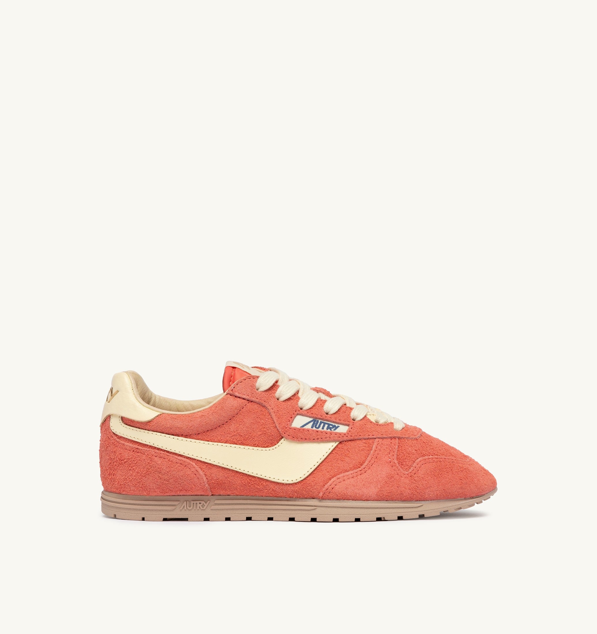 SNEAKERS WINDSPIN IN SUEDE E PELLE BLUSH E RUTABAGA