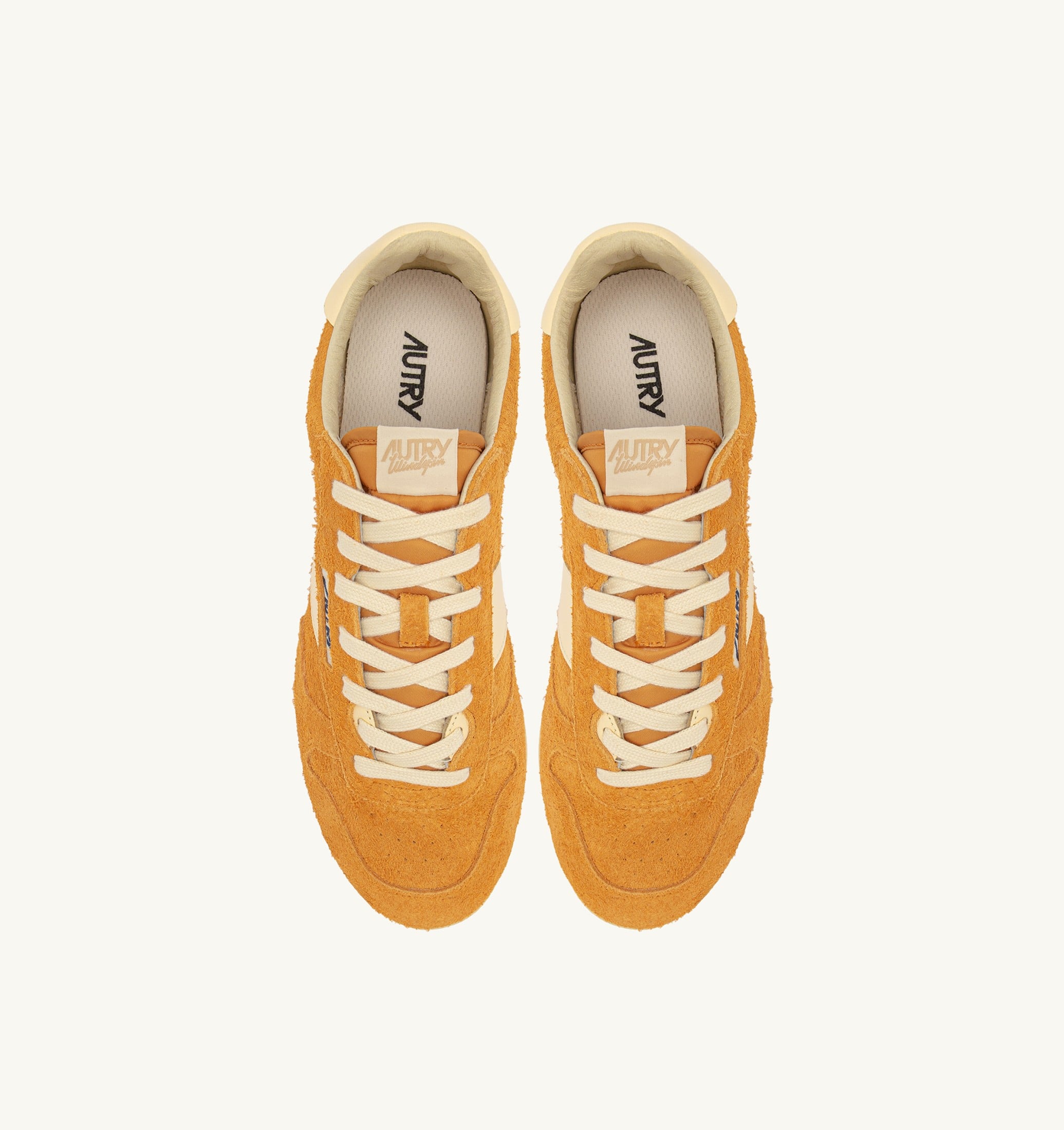 SNEAKERS WINDSPIN IN SUEDE E PELLE CADMIUM E RUTABAGA