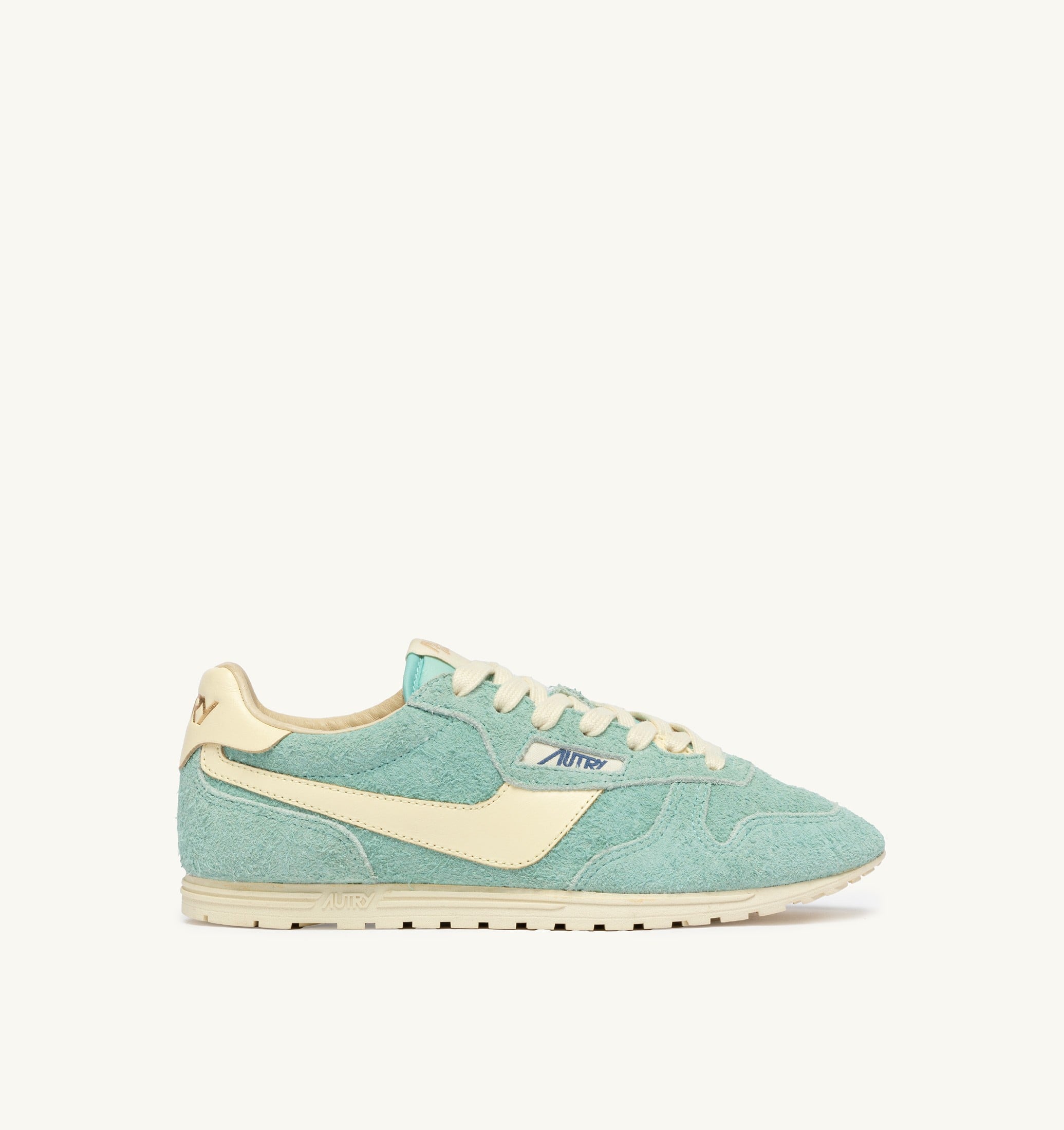 SNEAKERS WINDSPIN IN SUEDE E PELLE JASMINE E RUTABAGA