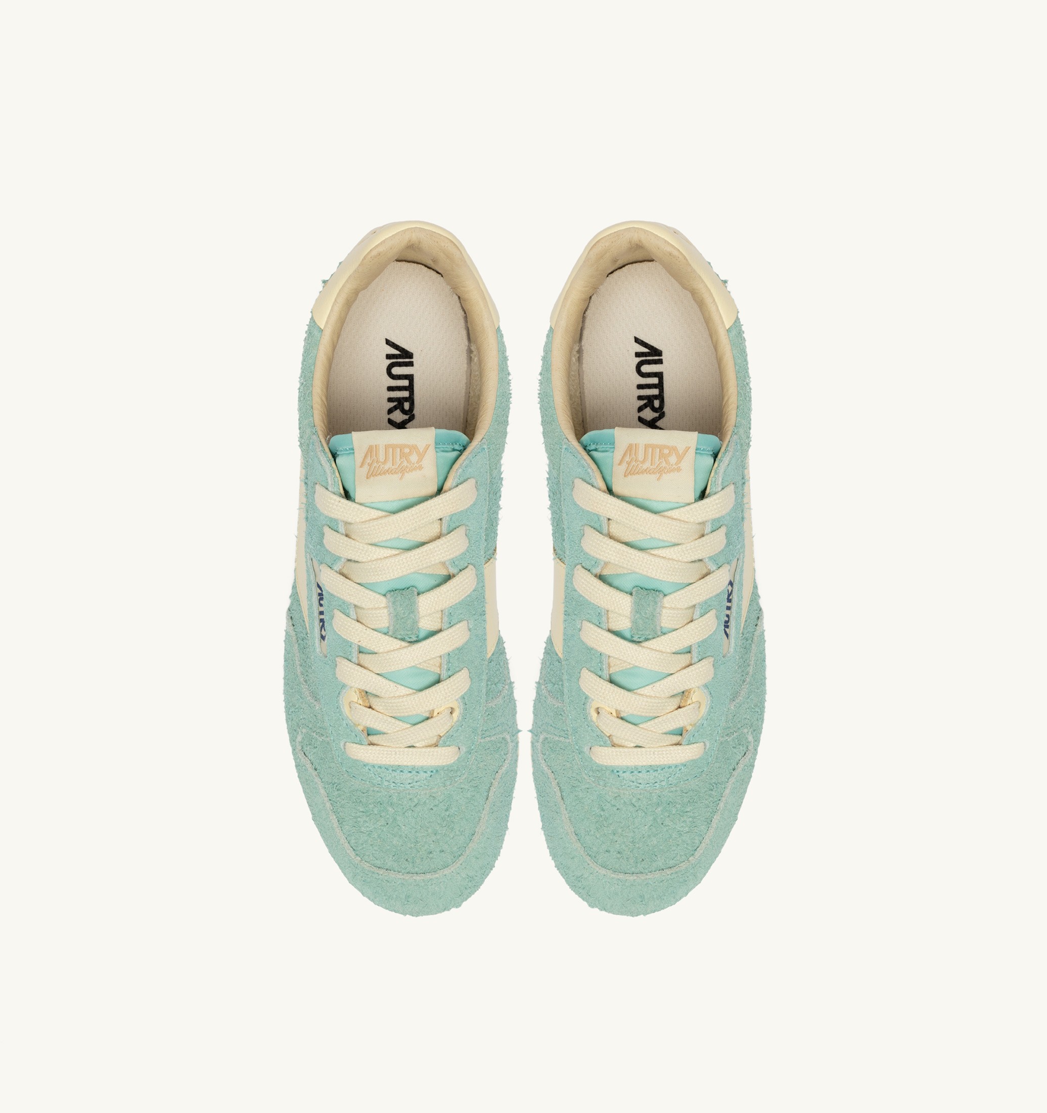 SNEAKERS WINDSPIN IN SUEDE E PELLE JASMINE E RUTABAGA