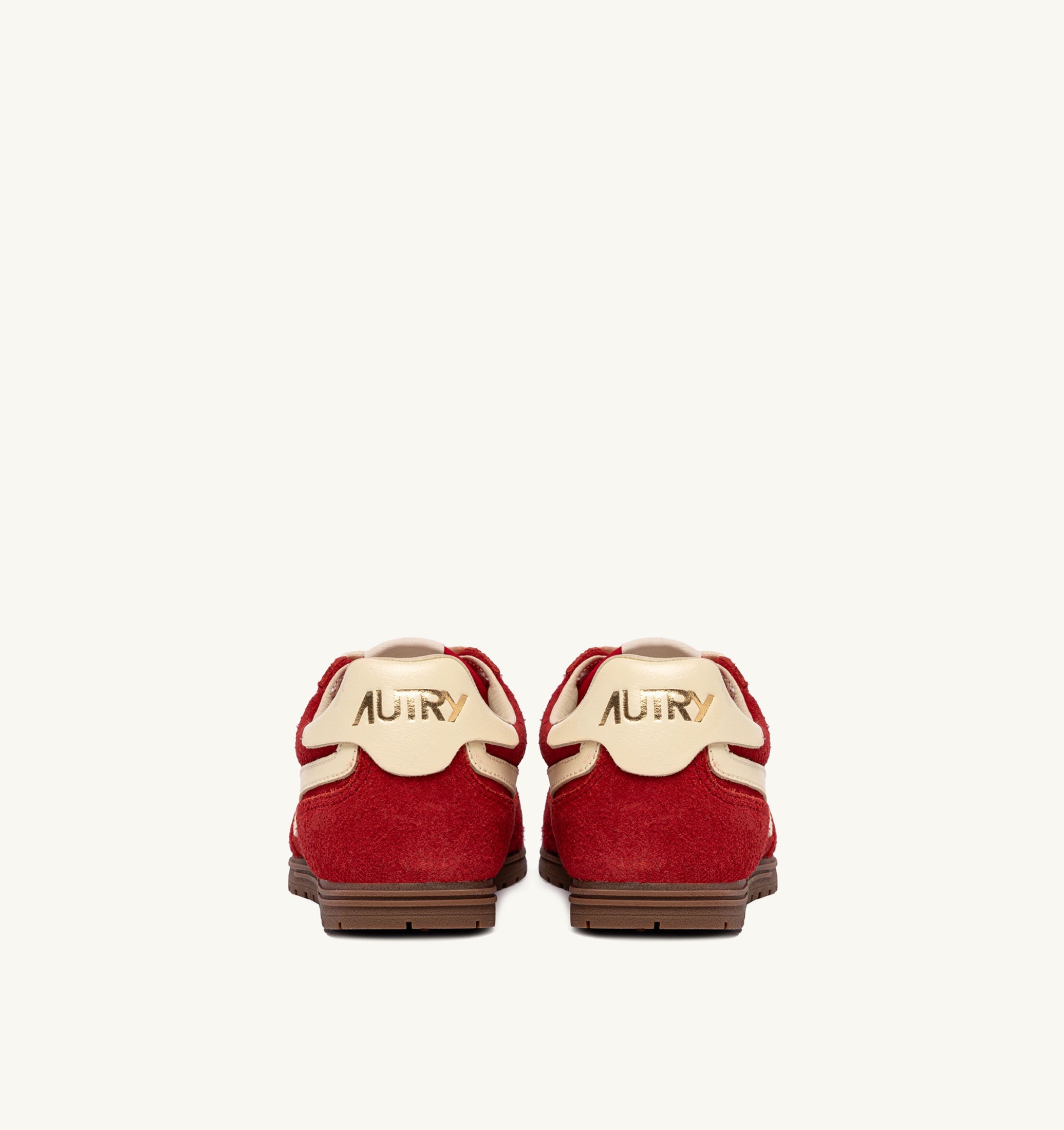 SNEAKERS WINDSPIN IN SUEDE E PELLE RUBINO E RUTABAGA